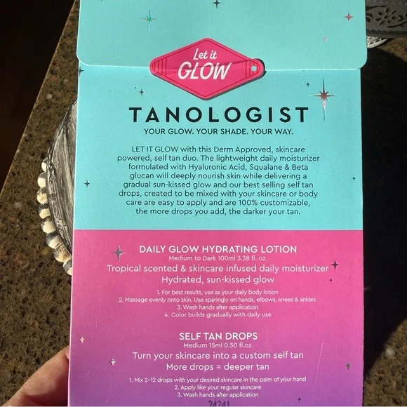 NEW Tanologist LET IT GLOW Daily Glow DUO Set - Picture 8 of 10